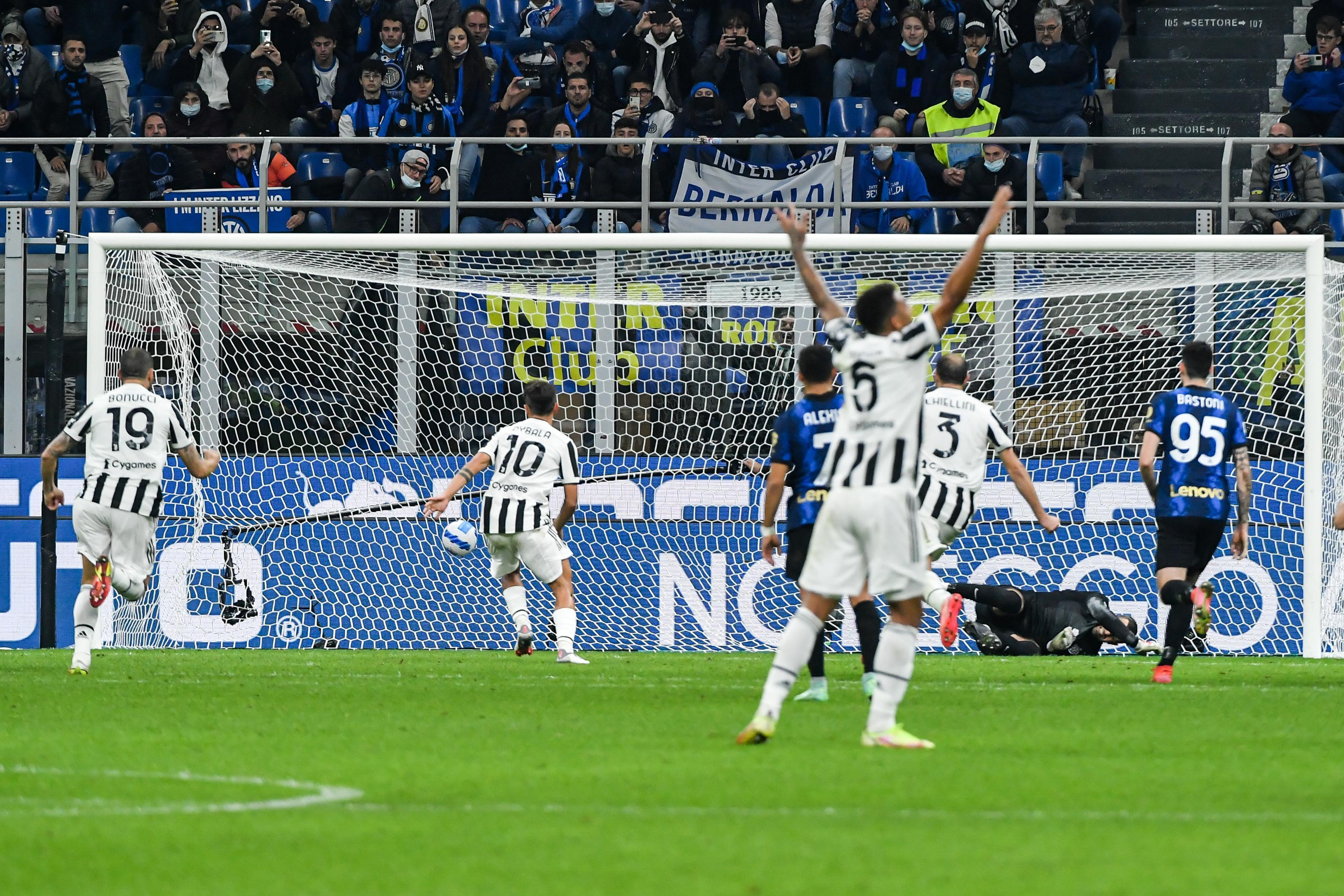 Dybala su calcio di rigore pareggia allo scadere
