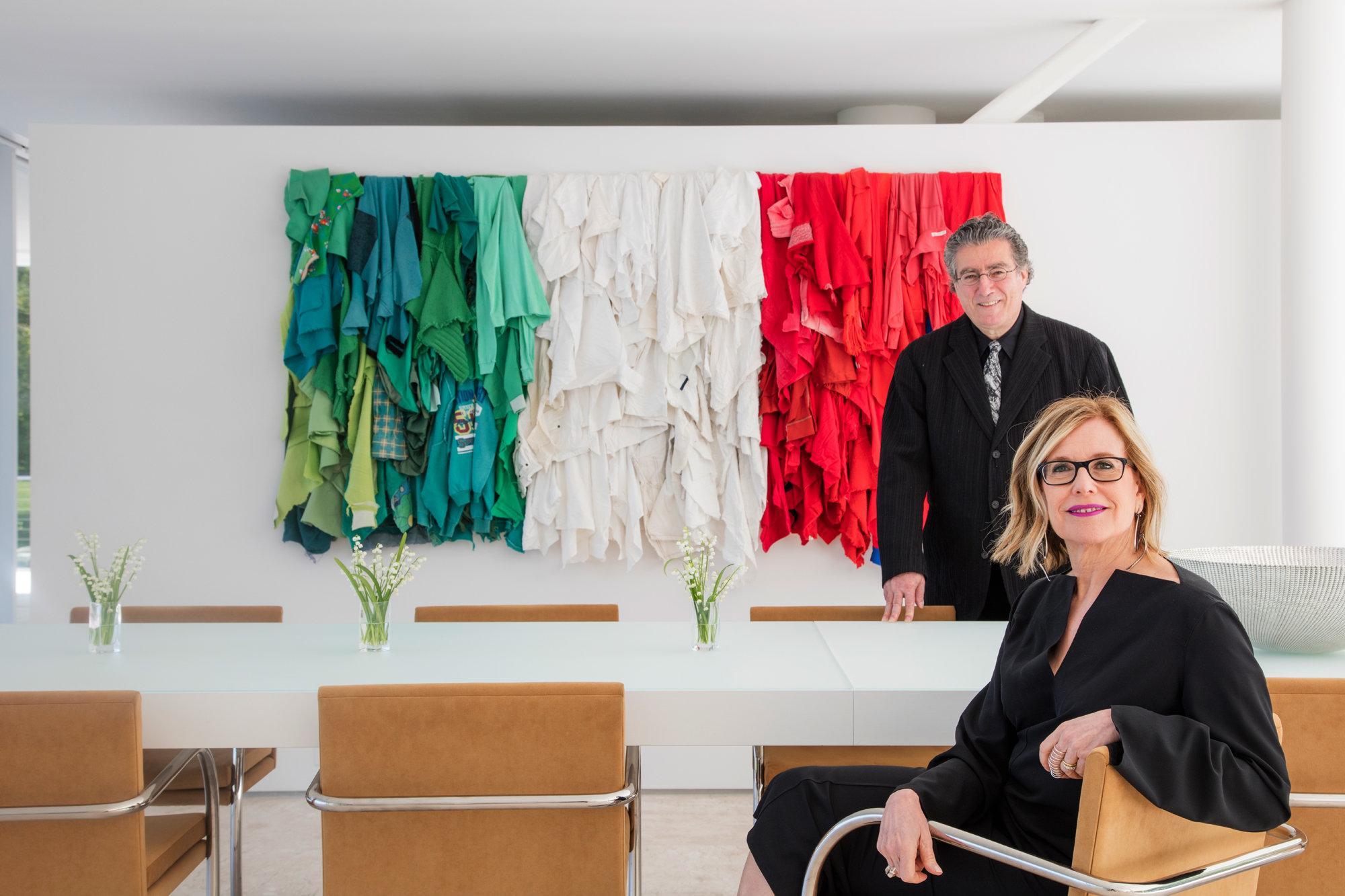 Giorgio Spanu e Nancy Olnick