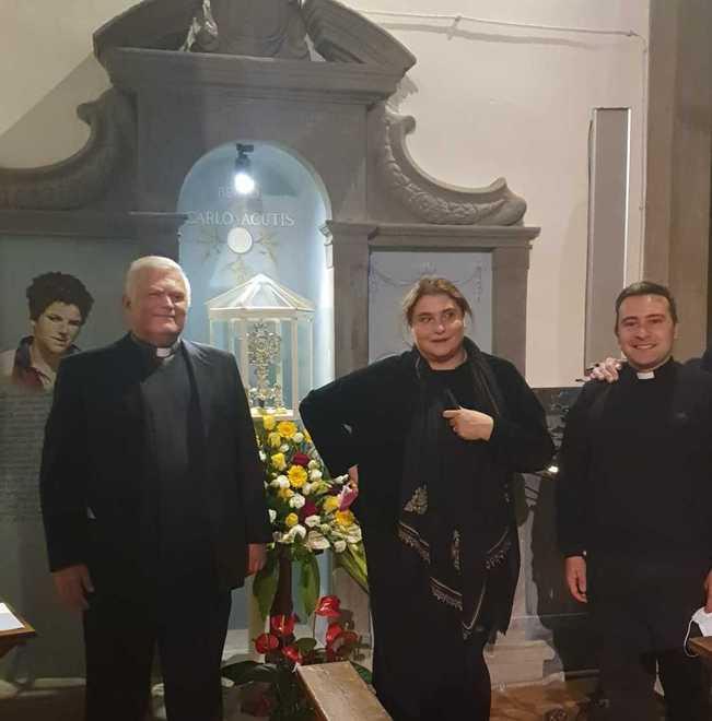 La mamma del beato Acutis a Cascina