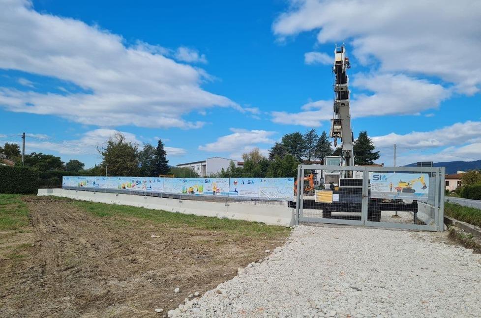 Il primo cantiere aspettando le chiusure 