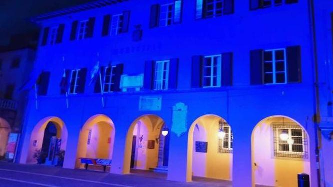Un municipio tutto azzurro