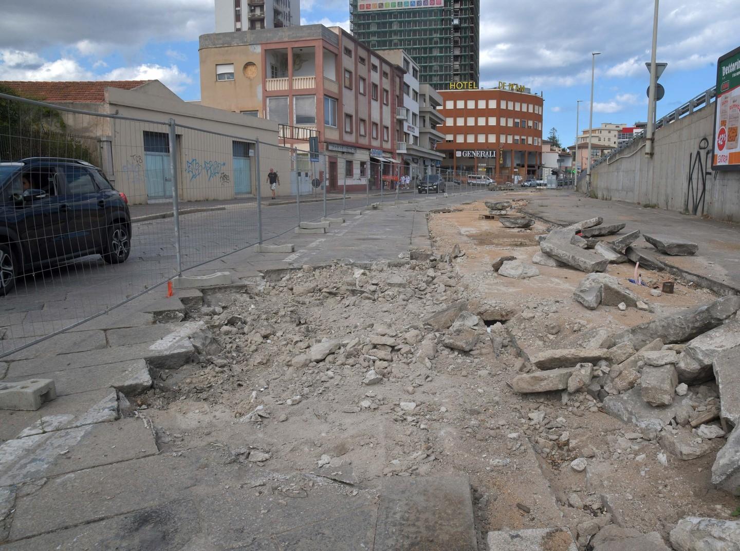 Lavori sul lungomare, stop al traffico 