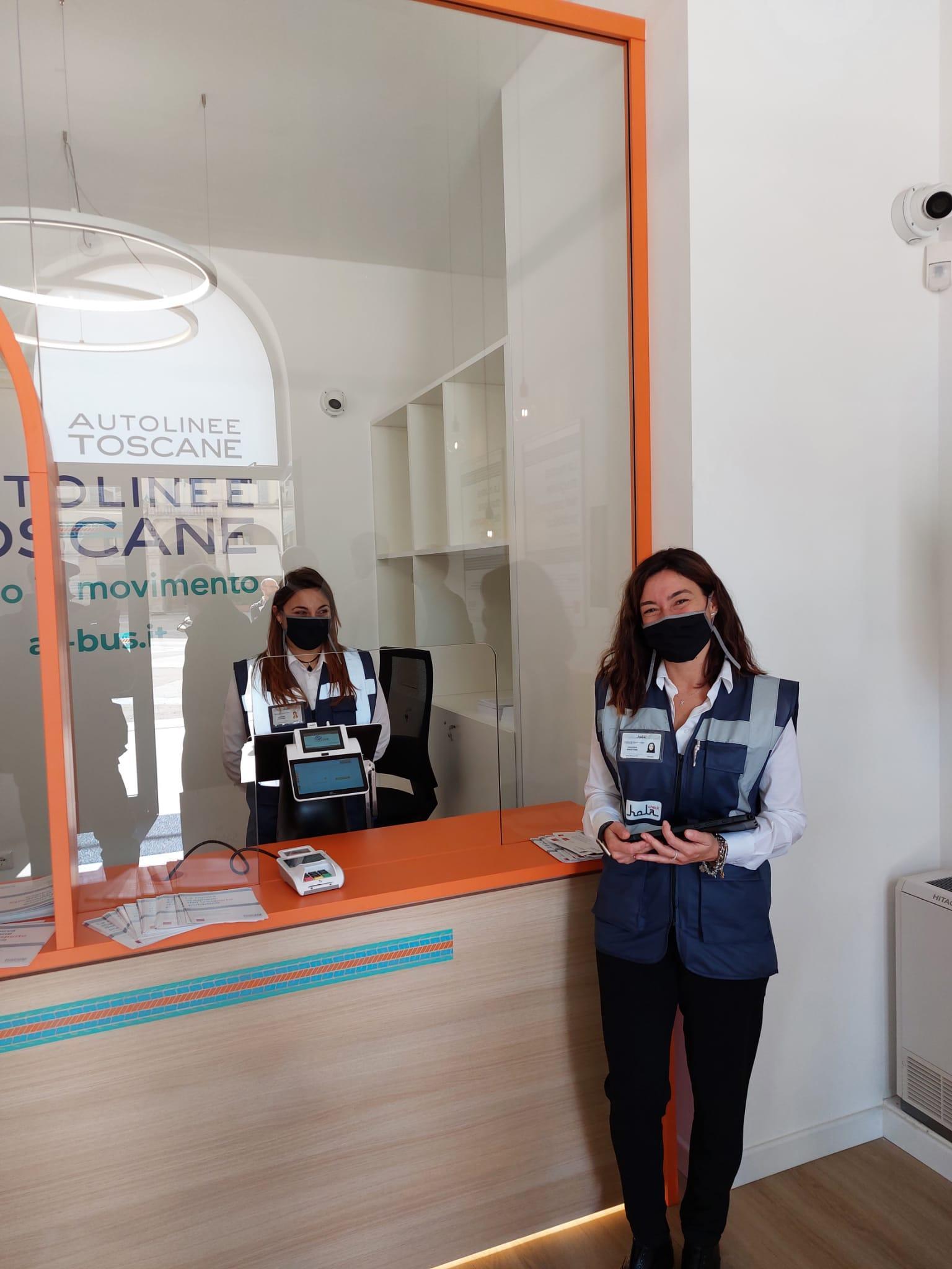 La prima biglietteria di Autolinee Toscana  inaugurata a Colle Val d'Elsa