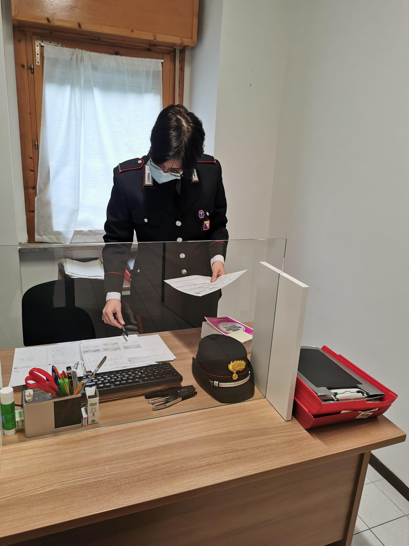 Un carabiniere di Castel del Piano