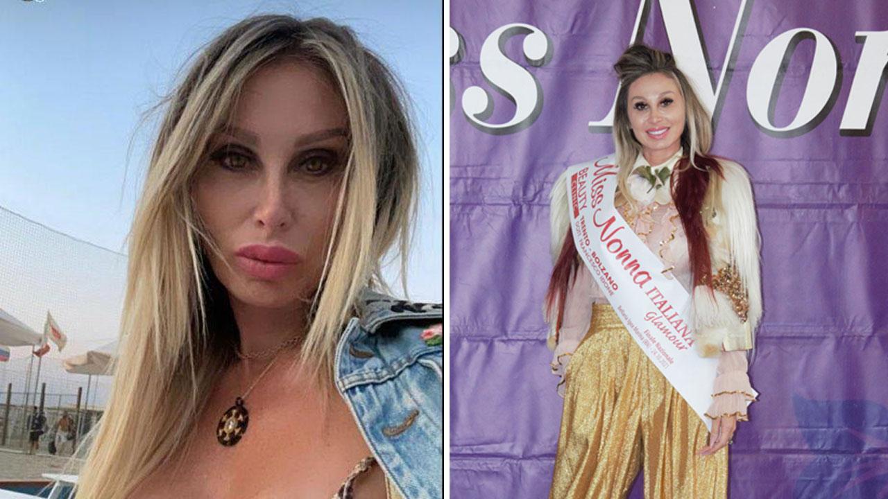 Paola Capolupo, 43 anni, di Grosseto al concorso di Miss Nonna