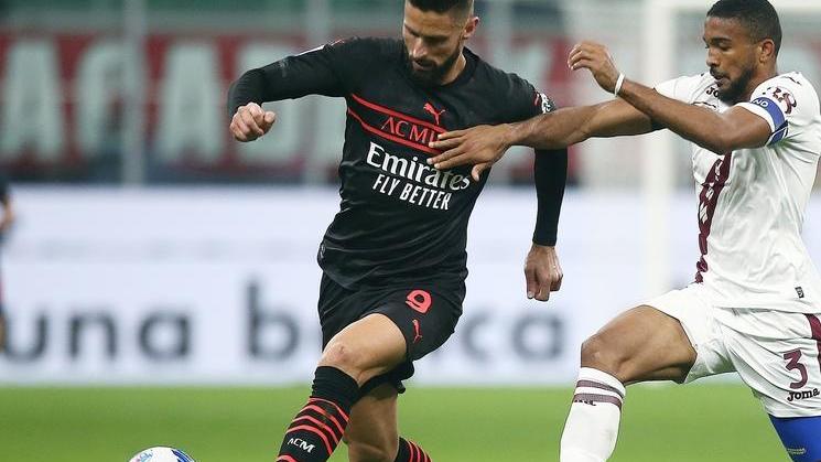 Una fatica del Diavolo per abbattere il Toro Decide Giroud, granata vicini al pareggio