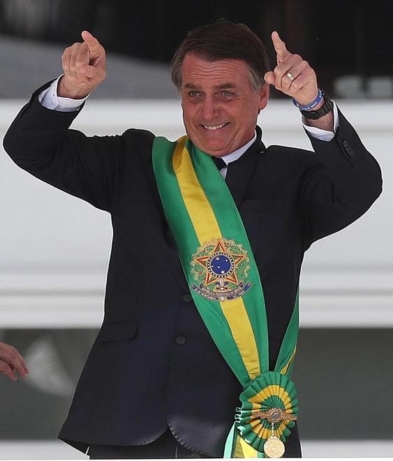 Il presidene del rasile Jair Bolsonaro
