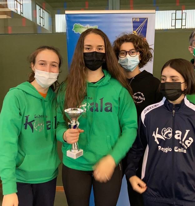 Gli spadisti della Koala superano la prima prova dei regionali Cadetti