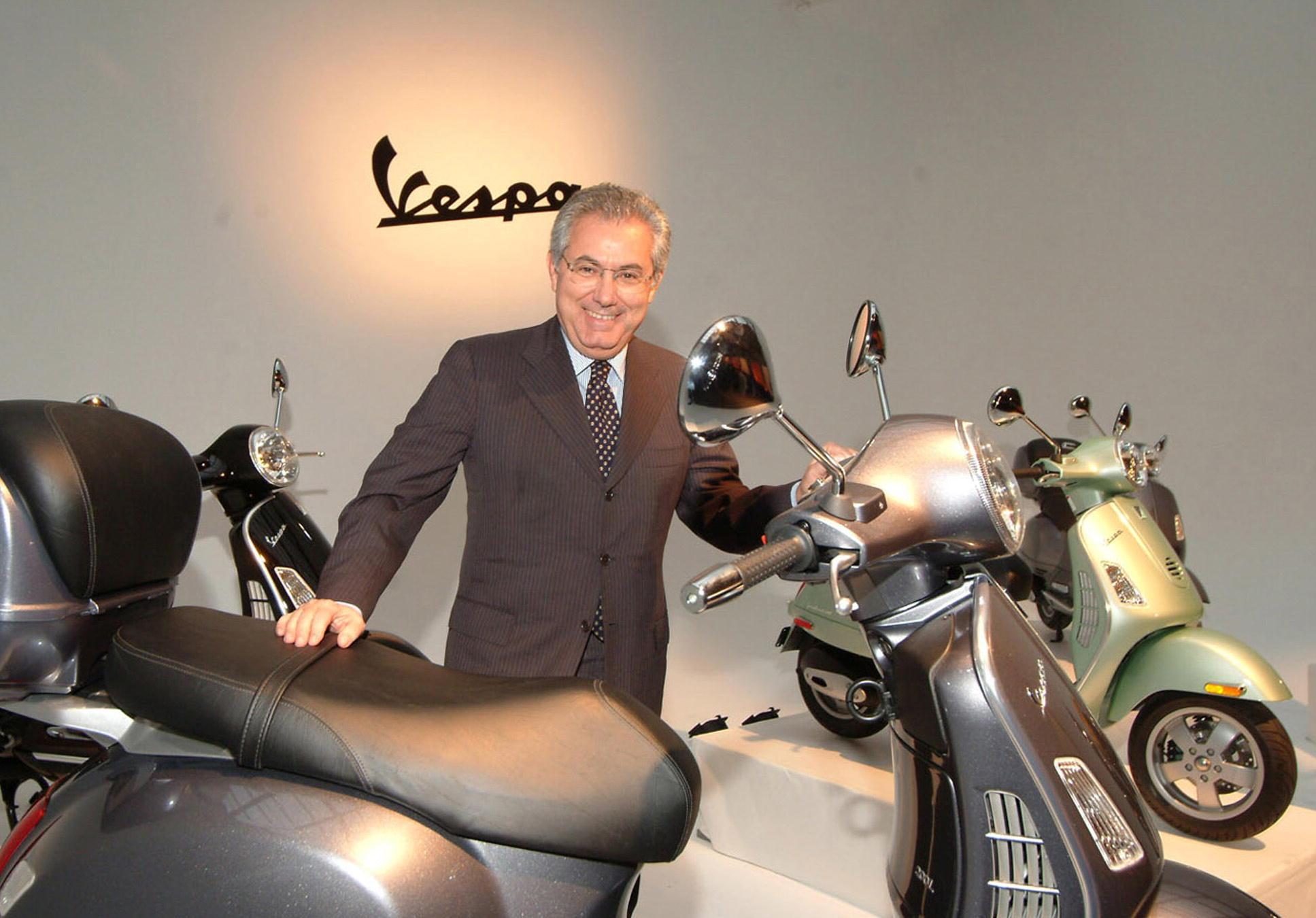 Il presidente del Gruppo Piaggio, Roberto Colaninno