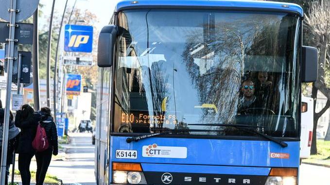 Un bus Ctt in una foto scattata a Lucca
