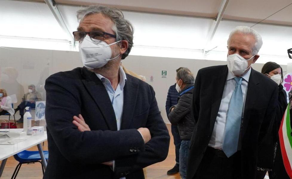 Simone Bezzini ed Eugenio Giani