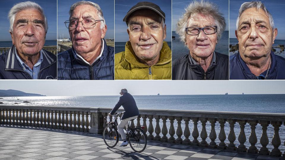 Da sinistra Mario Brunetti, Luigi Menichetti, Franco Antonini, Sergio Chiti, Amerigo Palomba