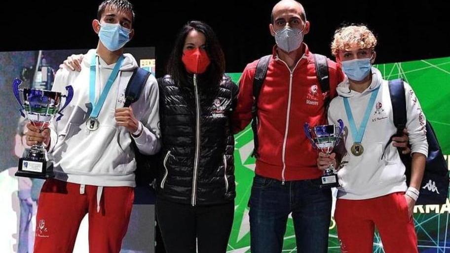 Due argenti e tante gioie I giovani del Pisascherma brillano al Gpg di Riccione