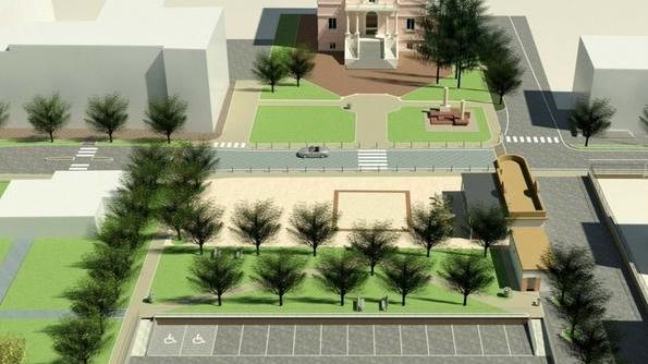 Piazza Repubblica più verde e per metà pedonalizzata