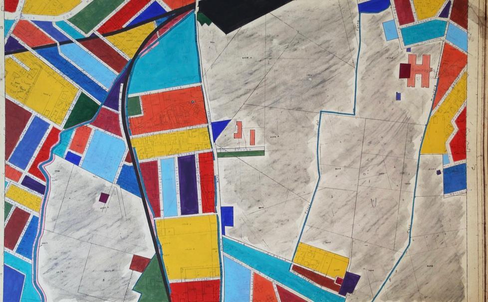 Gianni Valbonesi, artista viaggiatore tra le antiche mappe catastali 
