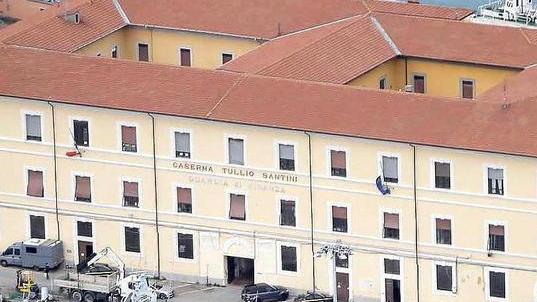 La caserma della guardia di finanza