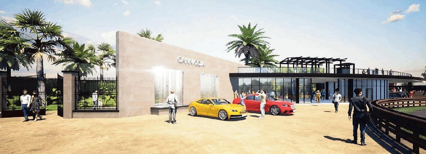 Il rendering del Canniccia motor show