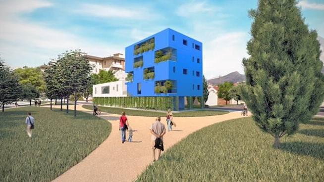 Uno dei rendering diffusi dal Comune sul piano Pinqua