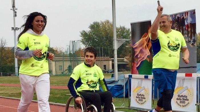 Giri di pista dal sapore olimpico «Bellissimo trovarsi per aiutare»