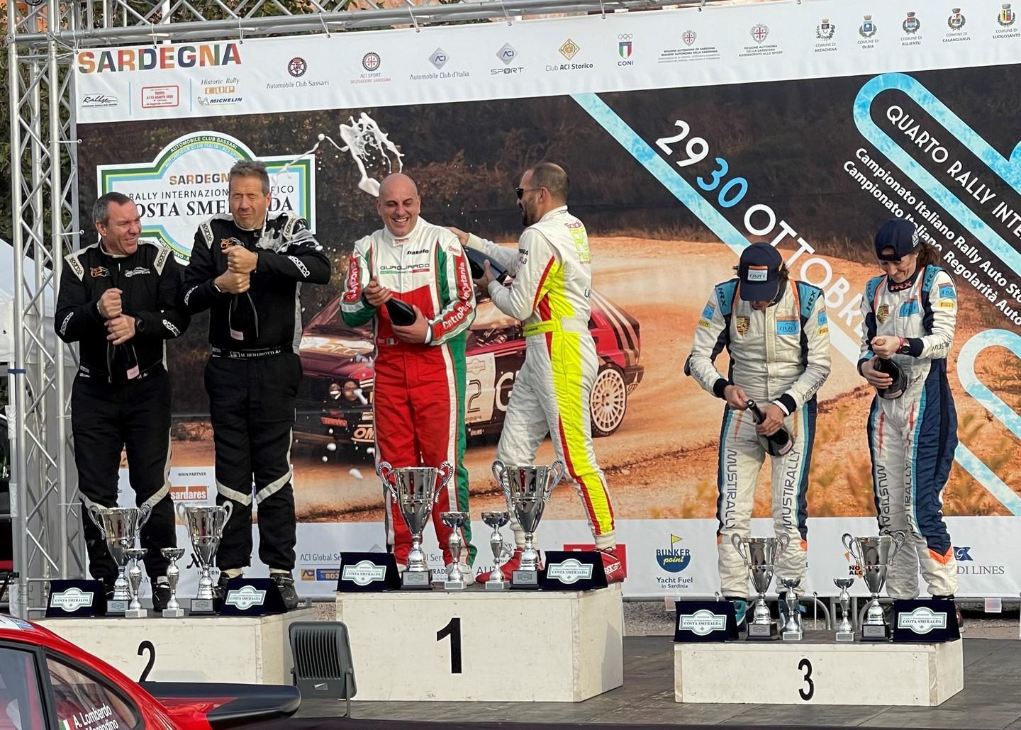 Lombardo conquista il Rally storico 