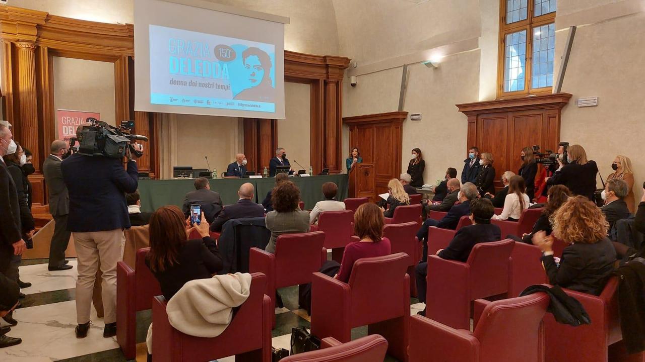 Il convegno nella Sala Capitolare di palazzo Minerva a Roma durante l'intervento della presidente Casellati