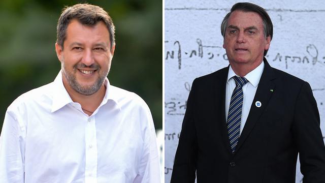 Matteo Salvini e Jair Bolsonaro