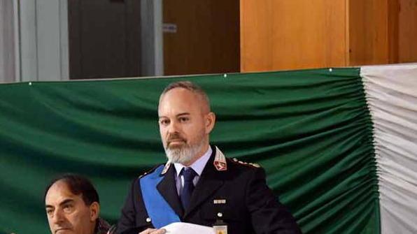Il comandante dei vigili urbani Fernando Della Pina
