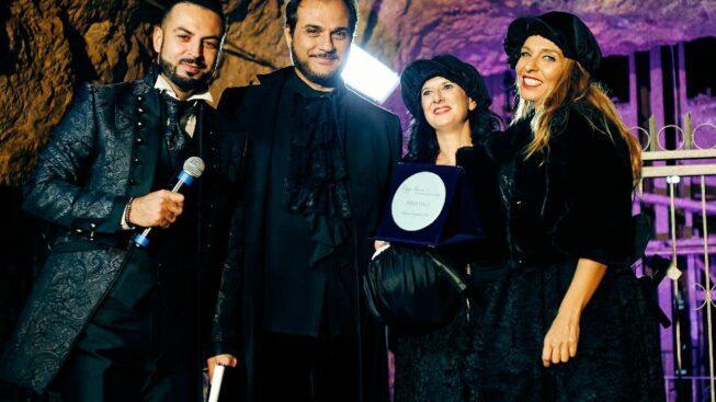Anthony Peth, Gennaro Marchese, Cinzia Murgia e Alessia Ghisoni (foto andrea fais)