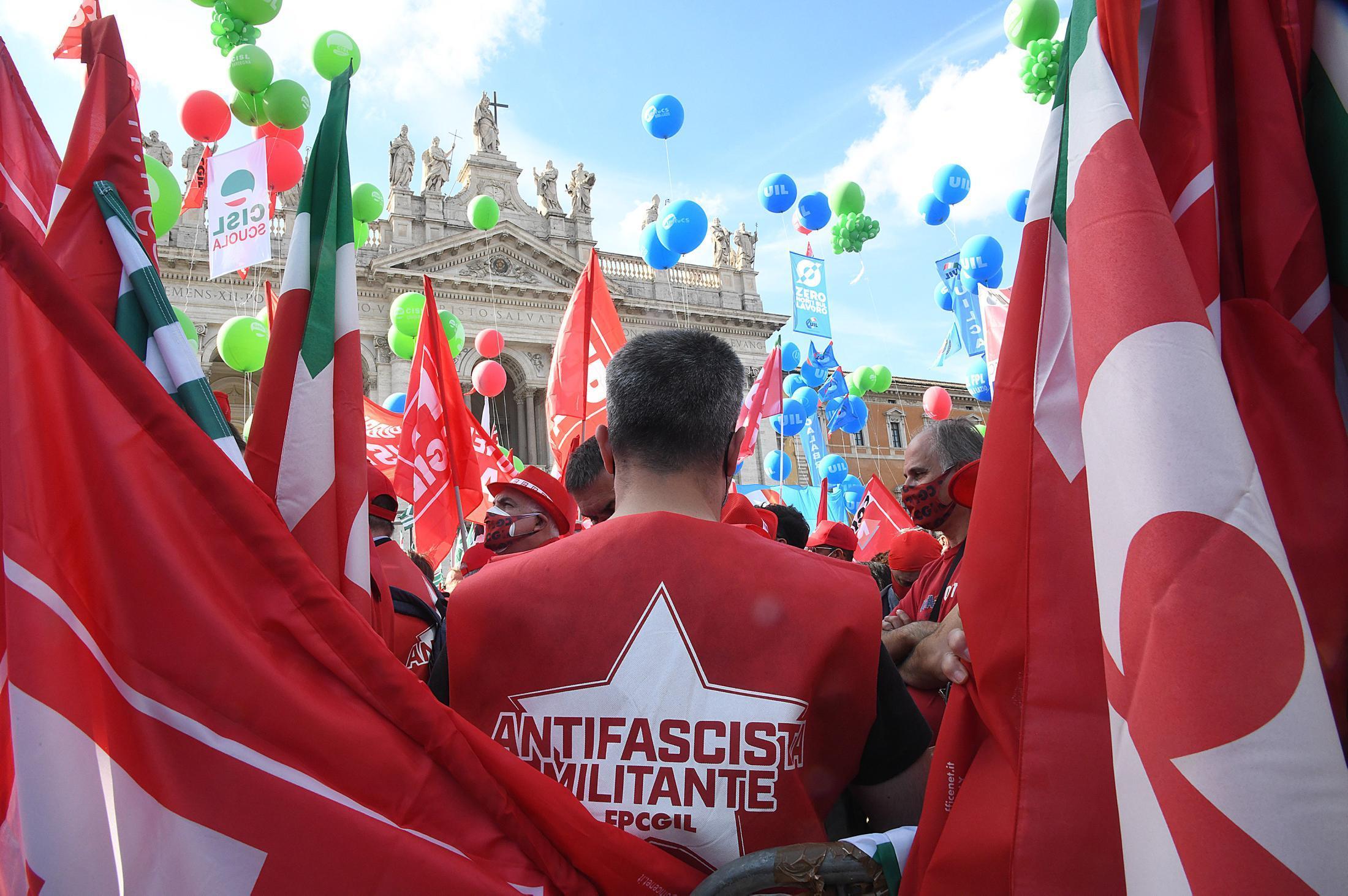 L’ultima iniziativa romana organizzata dalla Cgil