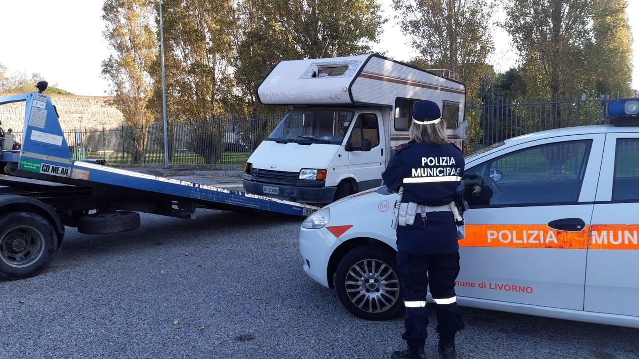 Una rimozione in via Passaponti