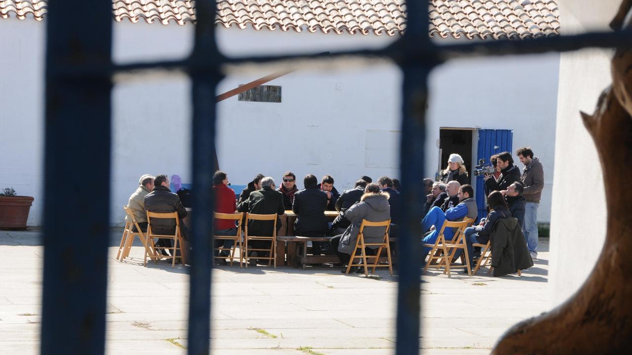 I cassintegrati Vinyls durante la lunga occupazione dell'Asinara, l'ex isola-carcere