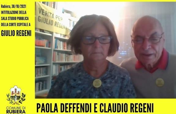 Intitolata a Regeni la sala studio della Corte Ospitale 