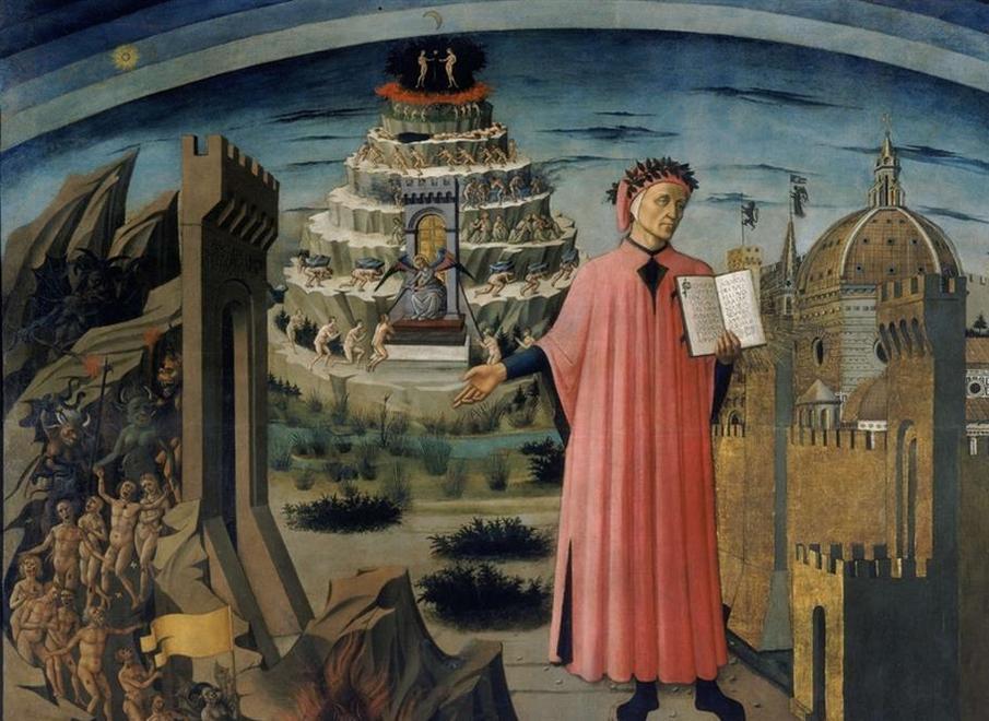 Mosaico, tela e terracotta mani al lavoro per il Poeta 