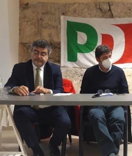 Il deputato del Pd Fiano in visita sull’isola