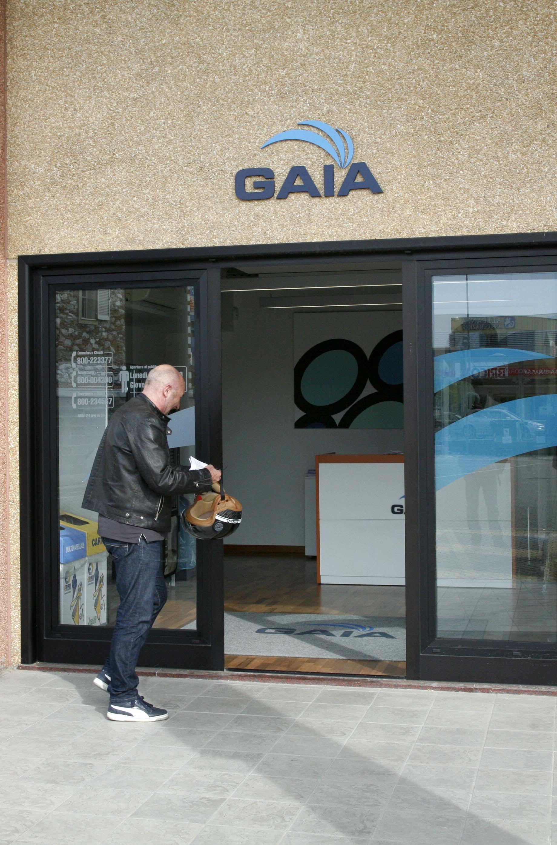L’ingresso della sede di Gaia