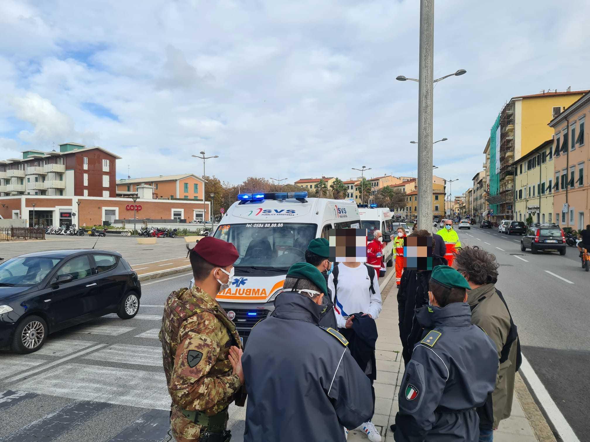 I soccorsi (foto Daniele Stefanini/Silvi)