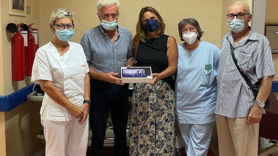 Regalato al reparto di cardiologia un tablet