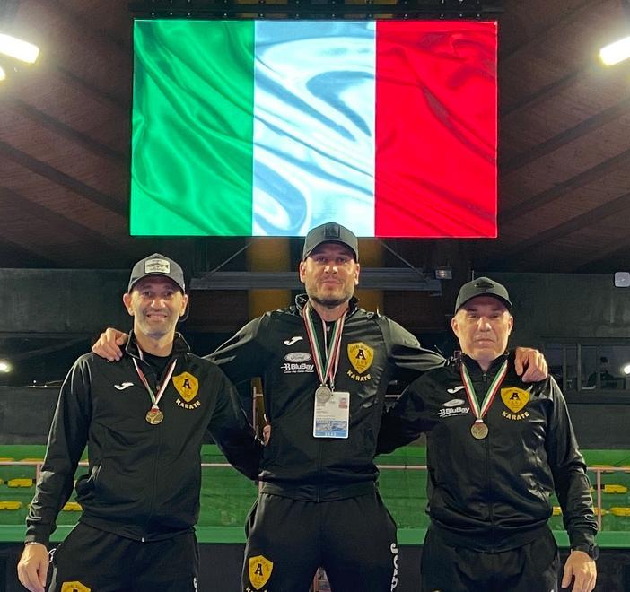 Magnelli-Daddi-Miotto trio d’oro ai campionati nazionali Master