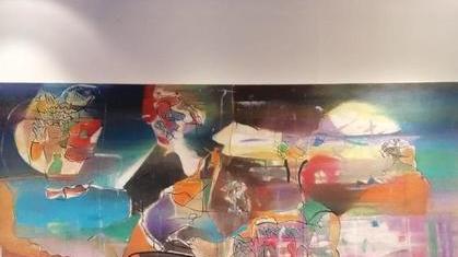 I “quadri barbari” di De Nisco in mostra a Villa Lagarina