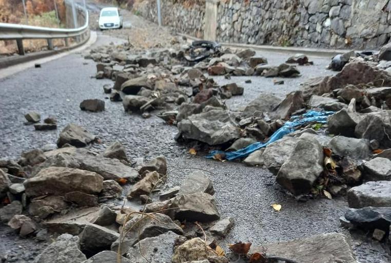 Allagamenti e piccole frane, danni in tutta la provincia