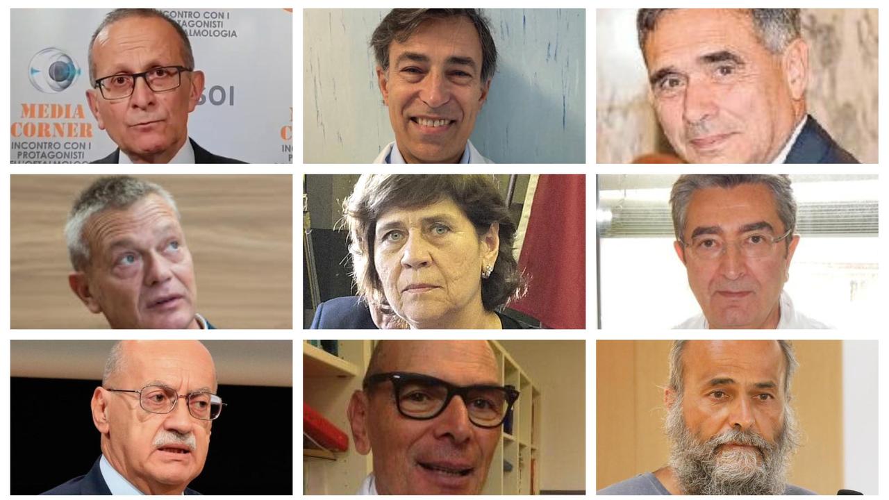 Da sinistra in alto: Marco Nardi, Paolo Muiesan, Mario Petrini, Marco Innocenti, Maria Grazia Bongiorni, Marco Carini, Gaetano Privitera, Francesco Menichetti, Paolo Malacarne