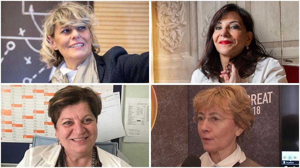 Franca melfi, Liliana Dell'Osso, Manuela Roncella e Maurizia Brunetto