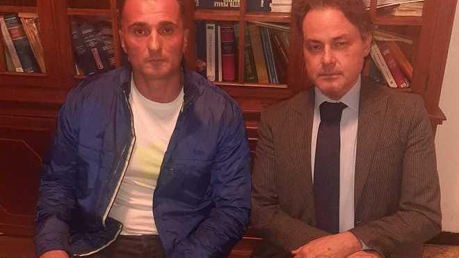 Ditran Nikolli con il suo avvocato Luigi Fornaciari Chittoni