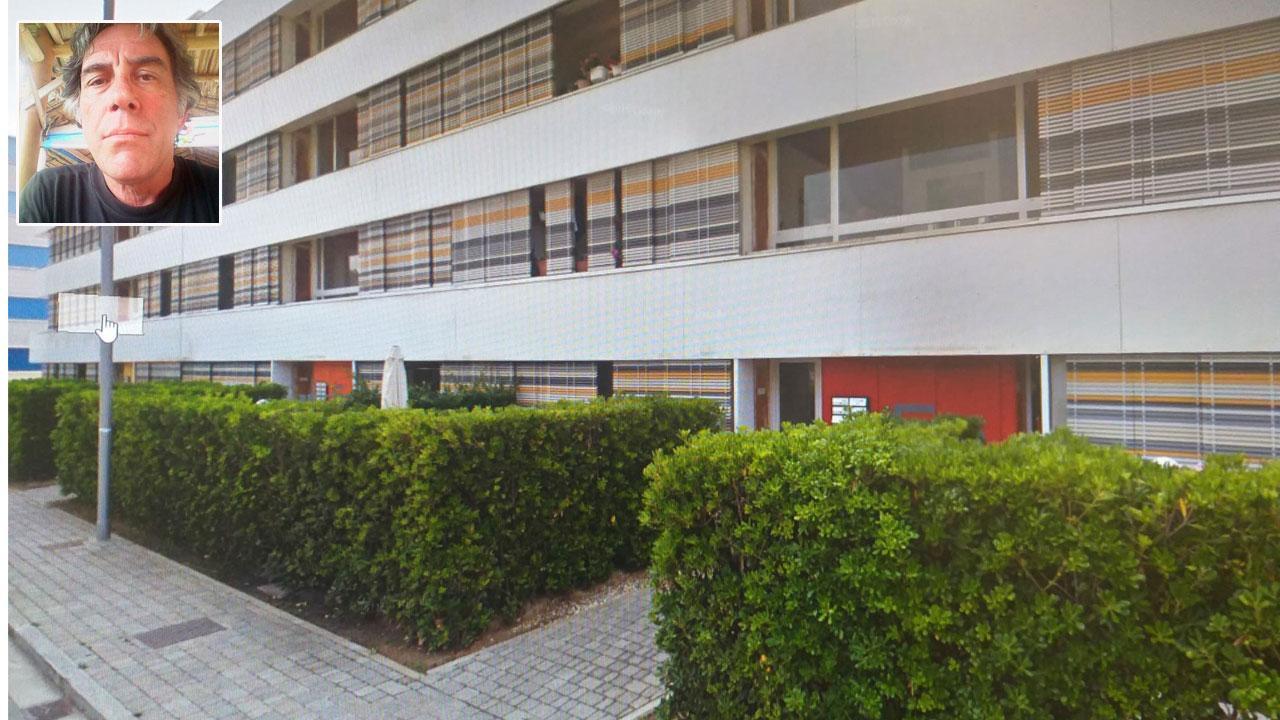 Il condomio in cui viveva il gestore dello stabilimento e in alto a sinistra Lamberto De Franchis