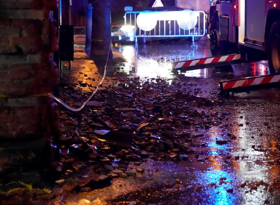 Quaranta segnalazioni di danni causati dalla tempesta a Palaia