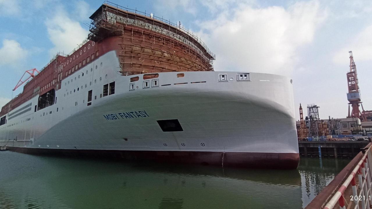 Varato "Moby Fantasy", il traghetto green più grande del mondo viaggerà sulla linea Olbia - Livorno