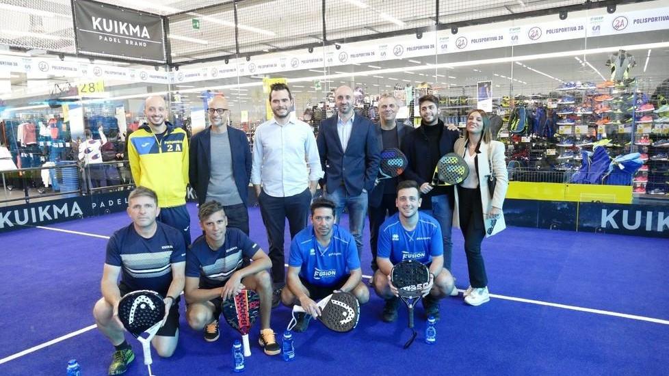 Campo di padel da Decathlon