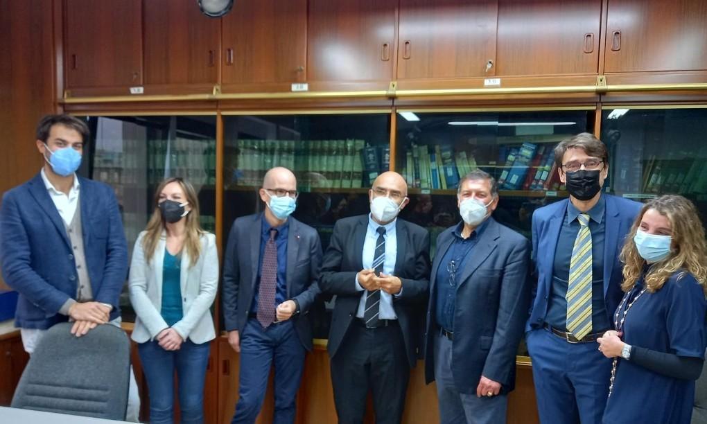 Il saluto del procuratore Ezio Basso La Nuova Sardegna