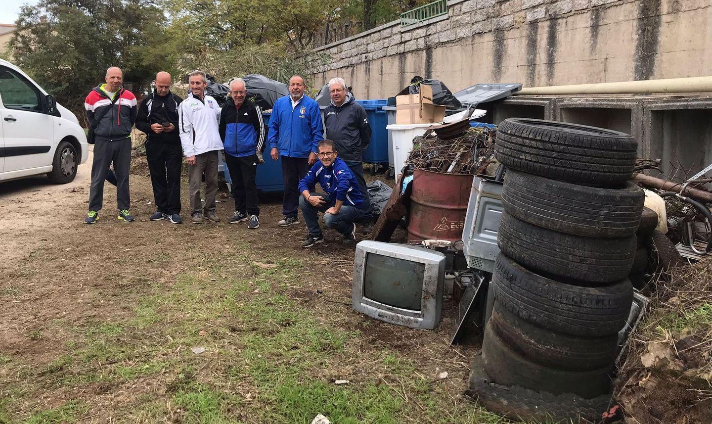 Ambiente, l’Atletica Tempio raccoglie 15 quintali di rifiuti 
