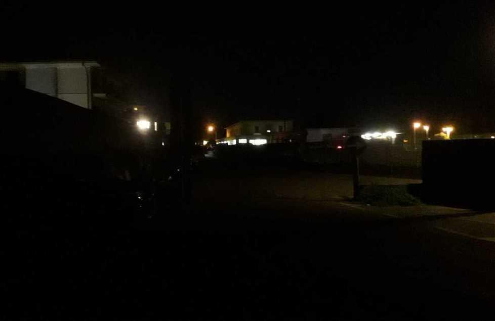 Black out alla stazione e in piazza Caduti